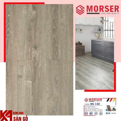 Sàn Gỗ Công Nghiệp 8MM MORSER MC-130